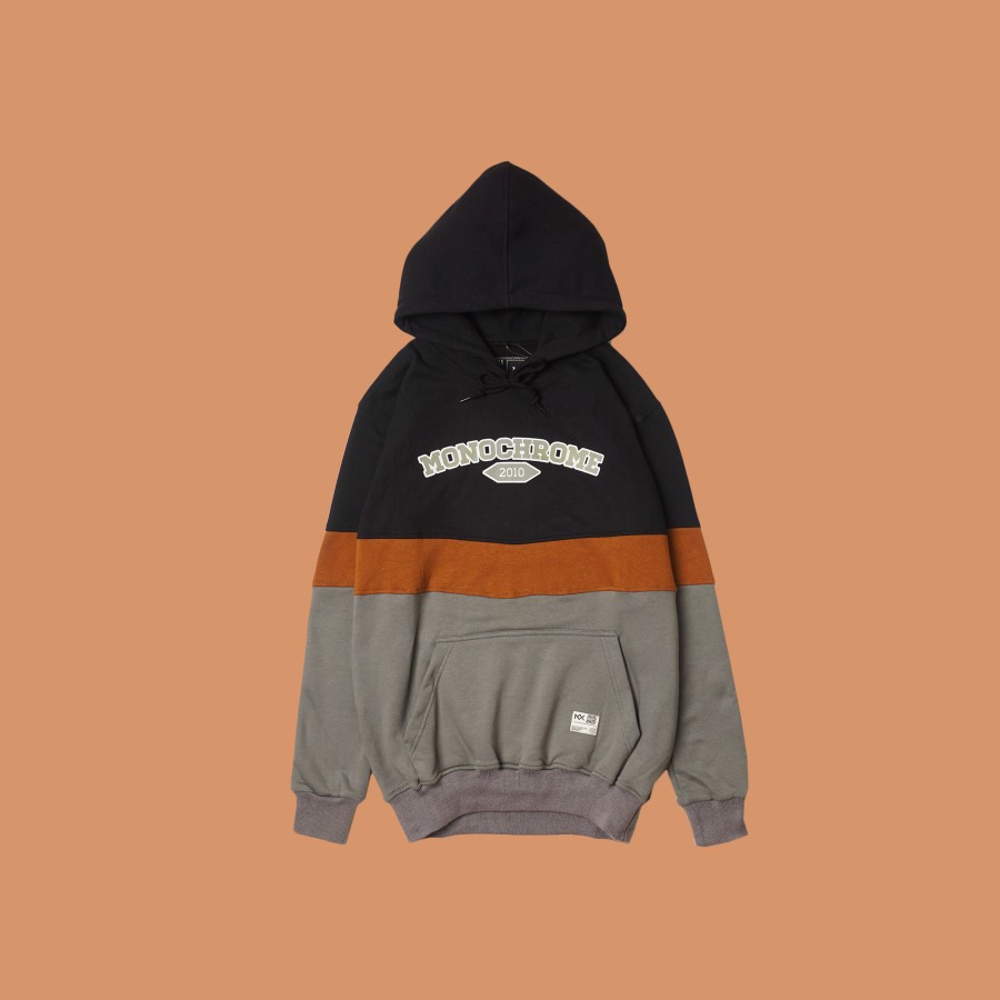 Jaket Monochrome Grise Hoodie